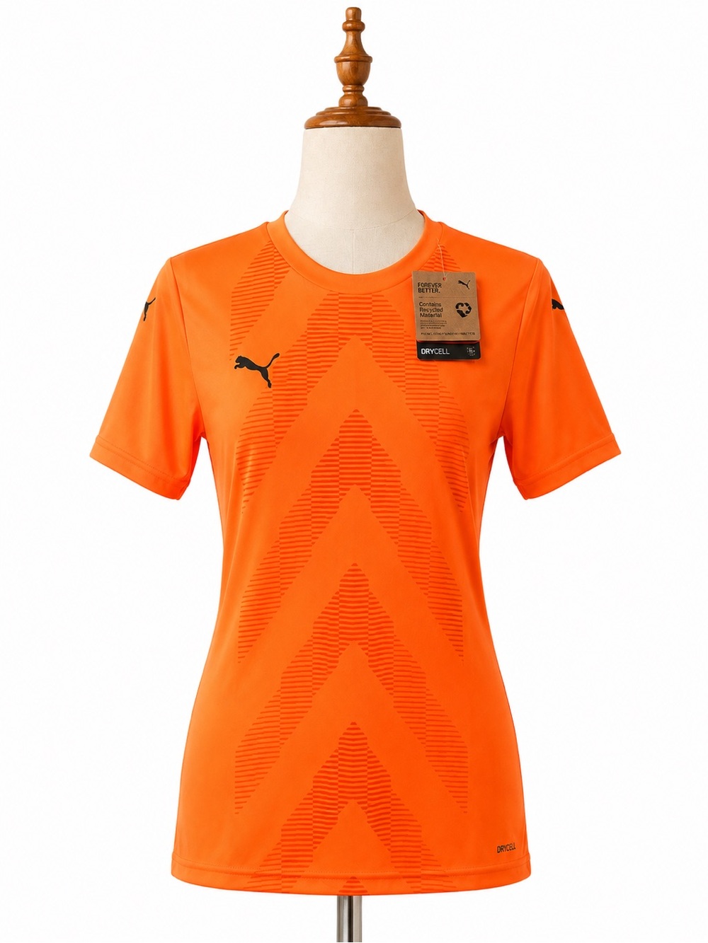Puma Women's Bright Orange Short-Sleeve Performance Tee